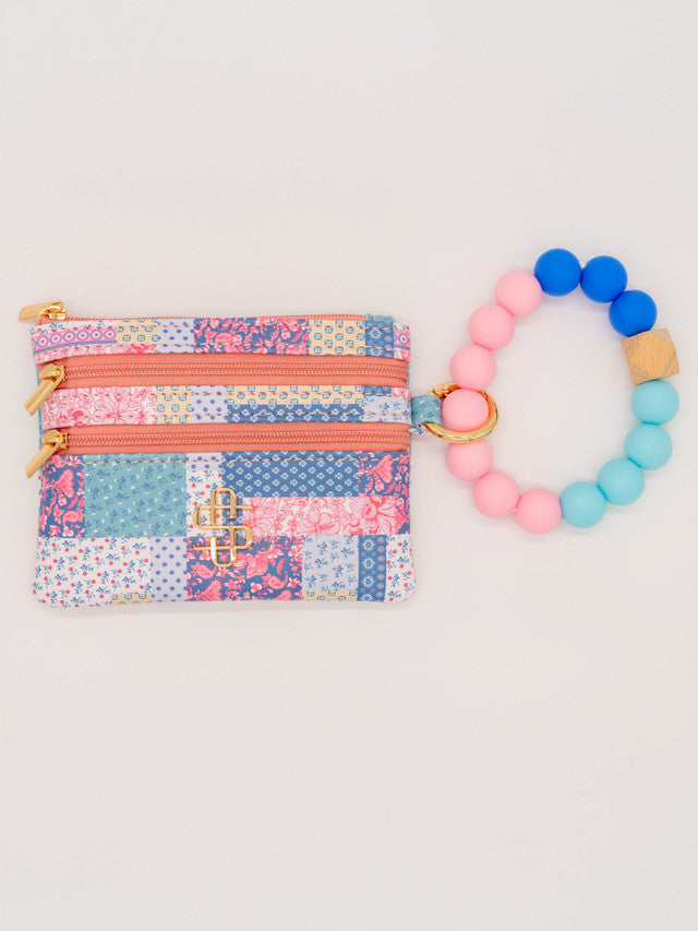 Bangle Beaded Wallet Keychain