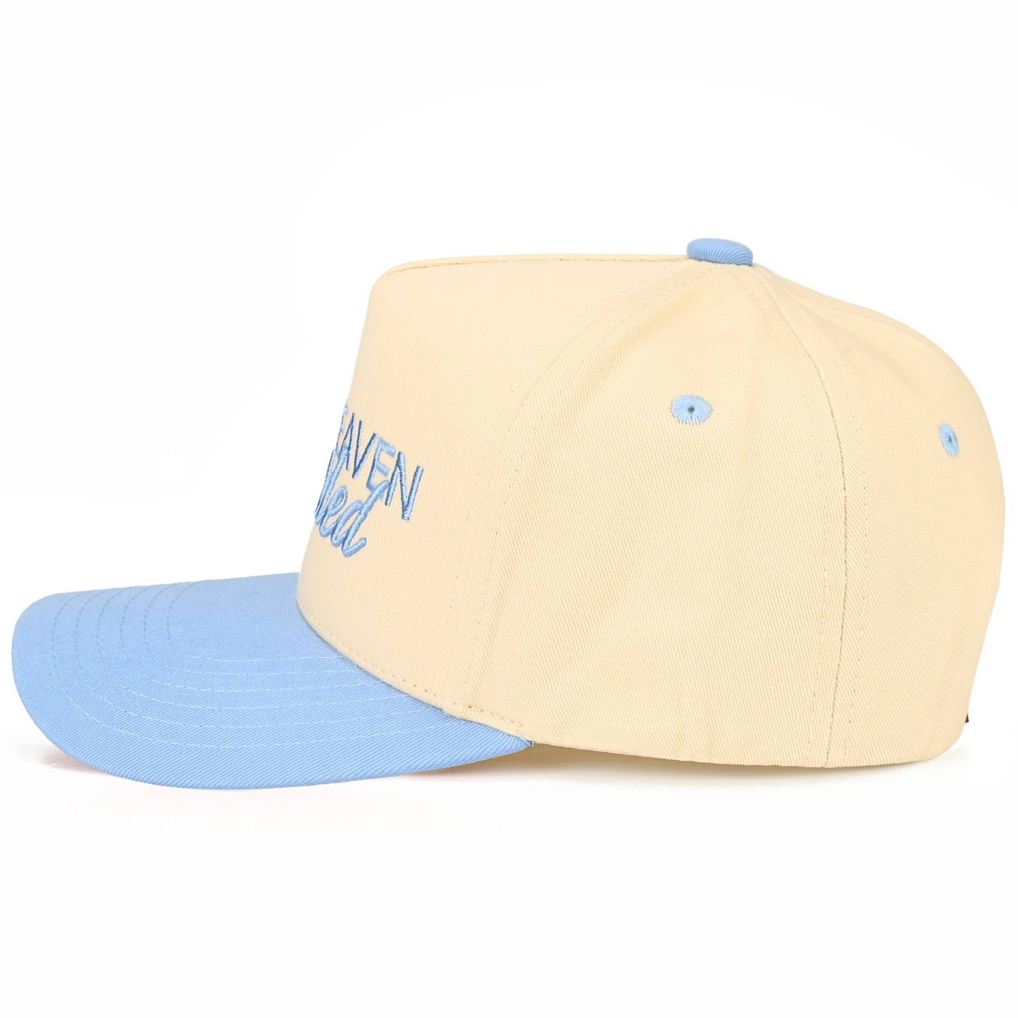 MAKE HEAVEN CROWDED Letter Embroidered Trucker Hat