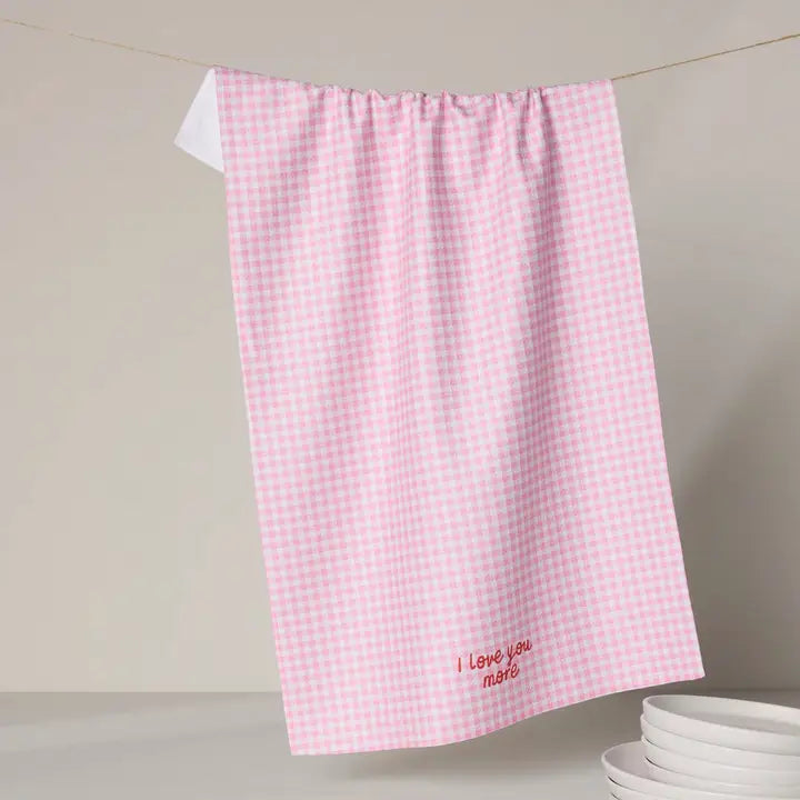 Valentine's Printed Tea Towel