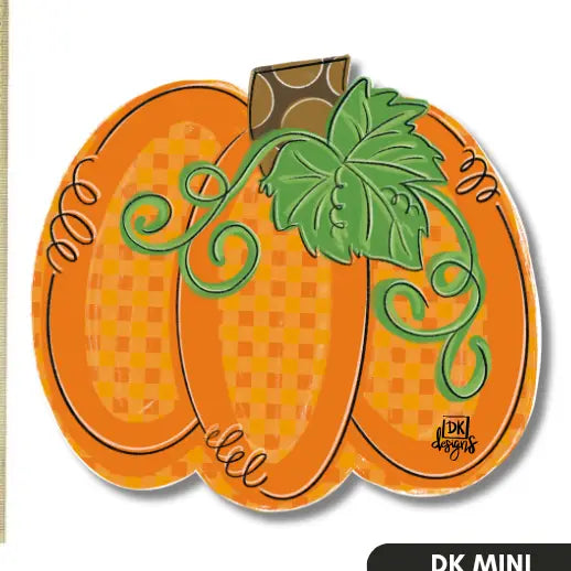 MINI Gingham Pumpkin