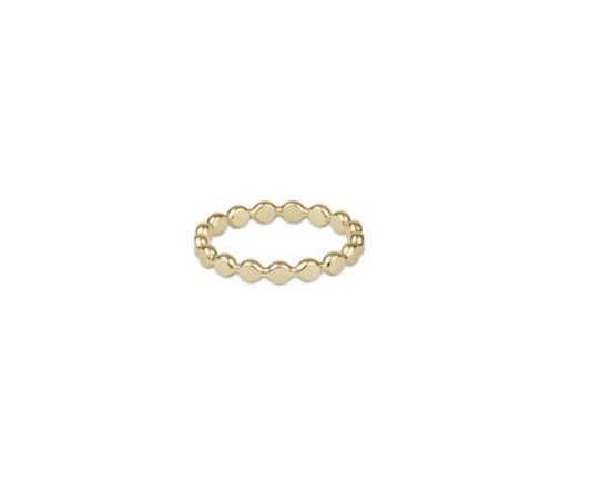 Enewton - Classic Gold 2.5mm Beaded Disc Ring*