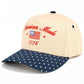 AMERICAN MADE 1776 Letter on Two Tone Trucker Hat