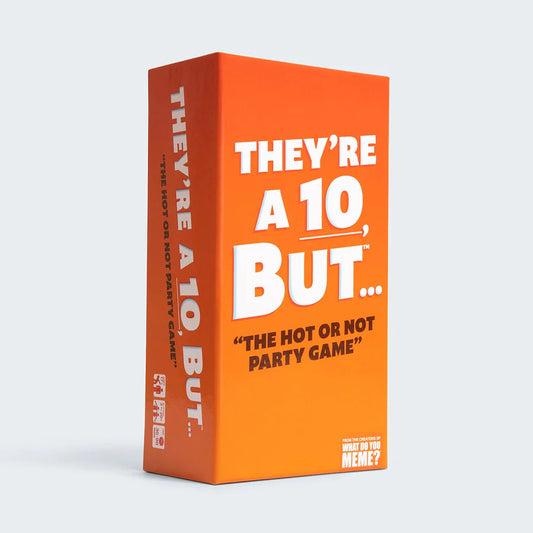How far will their rating drop? Be as judgey as you please with They're A 10, But..., the "hot or not" party game based on the viral TikTok trend.