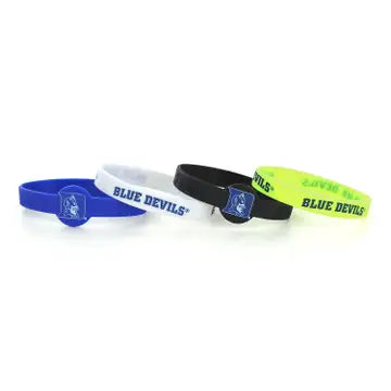 Duke College 4 pack of silicone bracelets