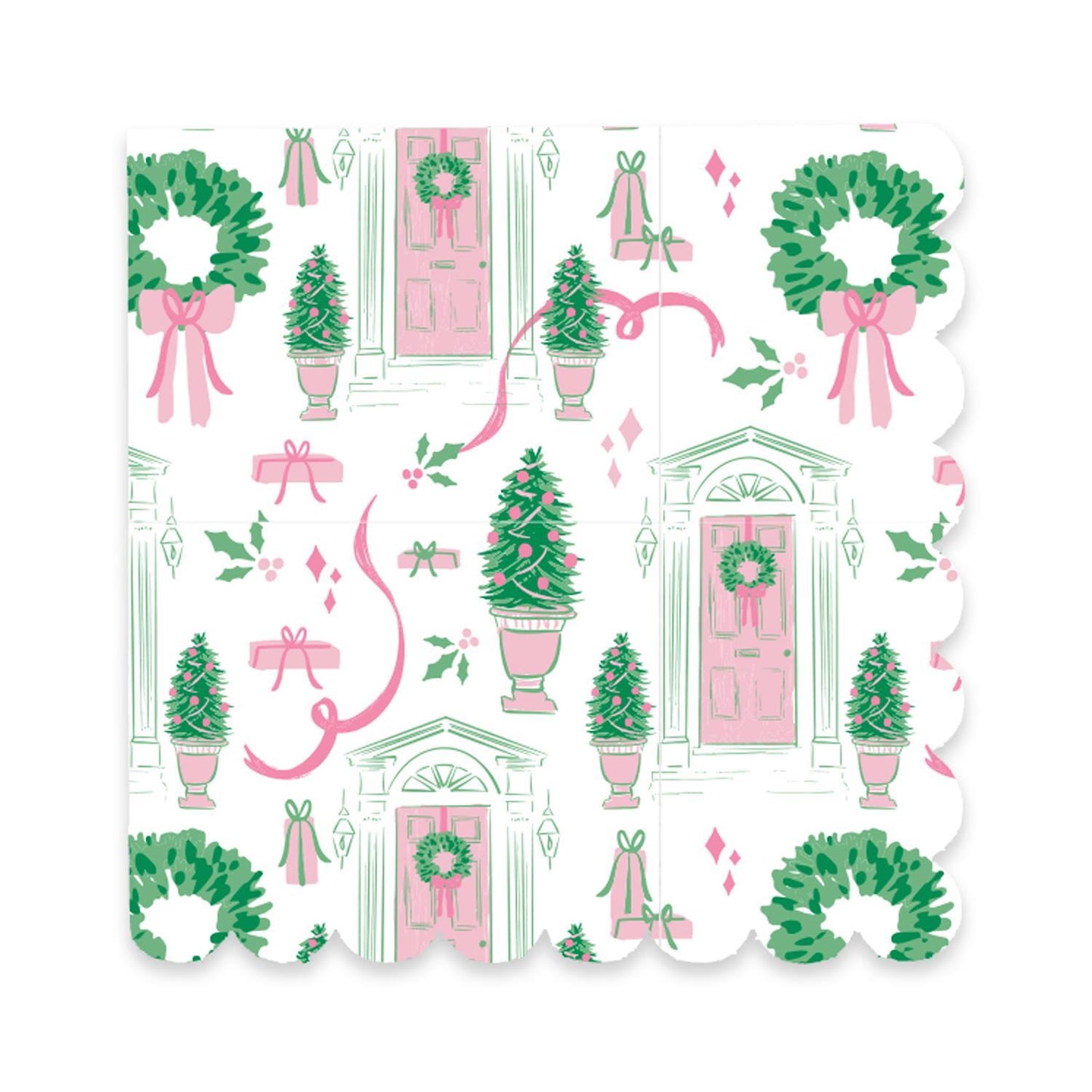 Christmas Cocktail Napkin - Home For Christmas