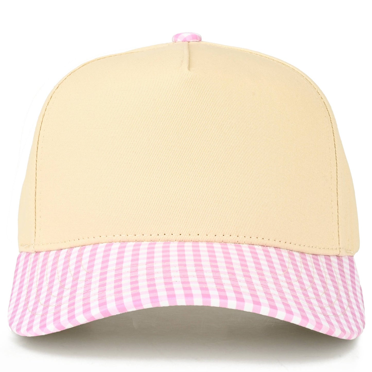 SMALL GINGHAM CHECK PATTERN on Two Tone Trucker Hat