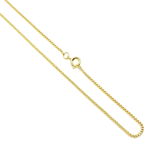 Gold Filled 1.2mm Box Chain Necklace