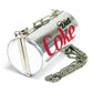 Officially Licensed Diet Coke Can Bag Metallic Silver
