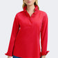 Tammy No Iron Stretch Long Sleeve Popover Shirt