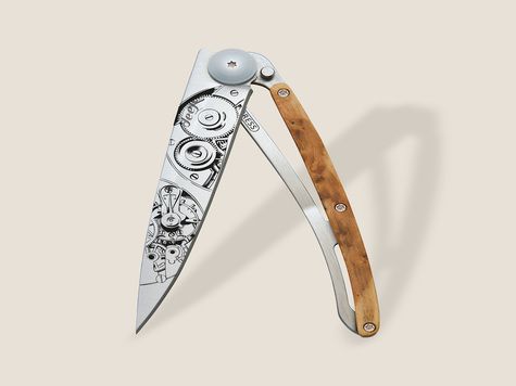 Pocket Knife- Juniper Wood