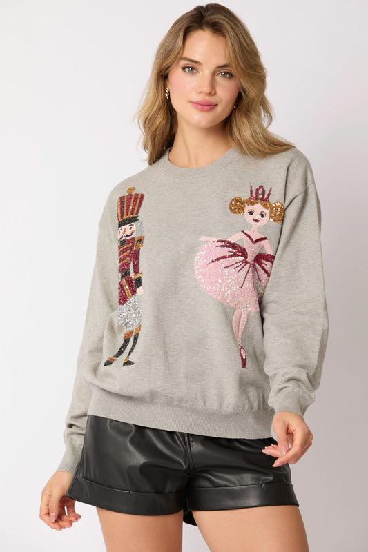 Nutcracker Sequin Sweater