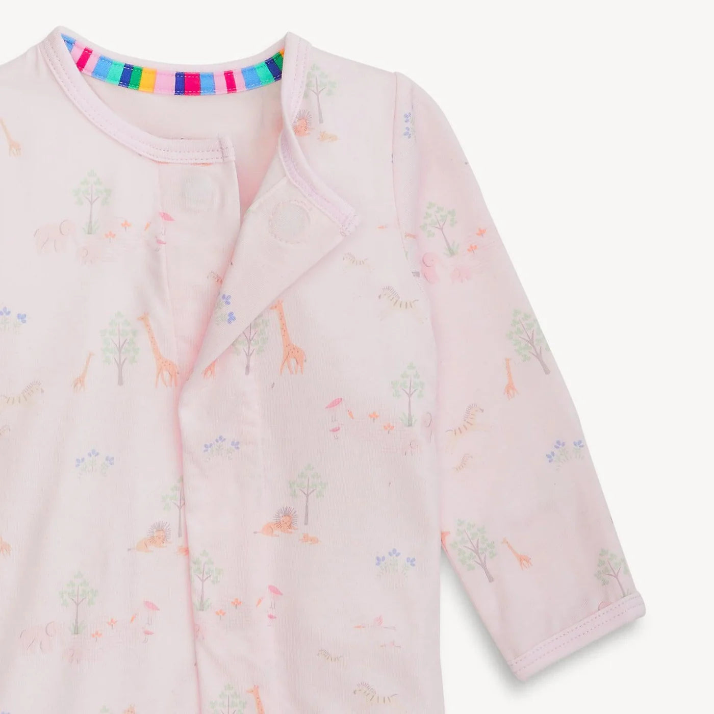 Serene Safari Pink Magnetic Convertible Coverall