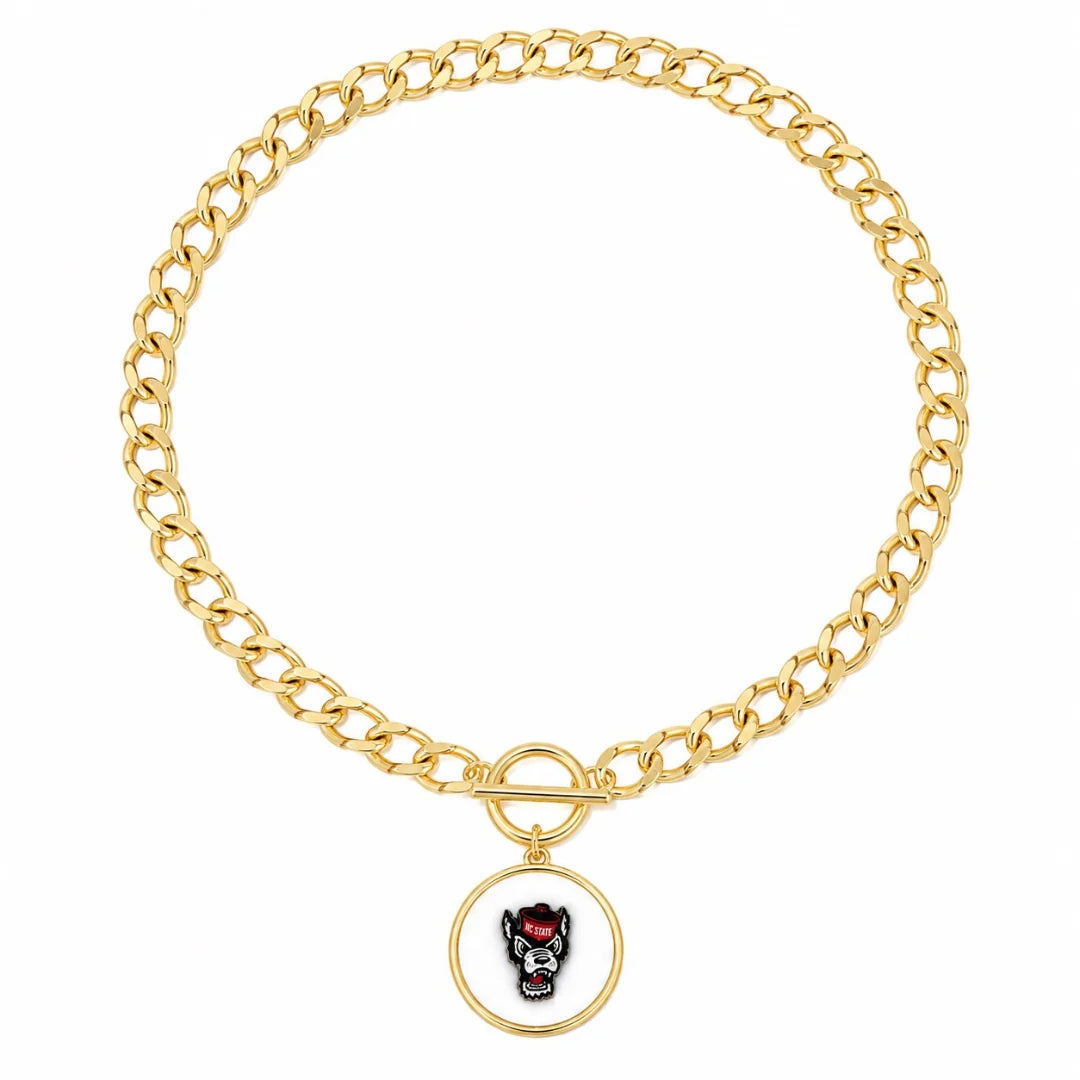 NC State Pearl Pendant Necklace