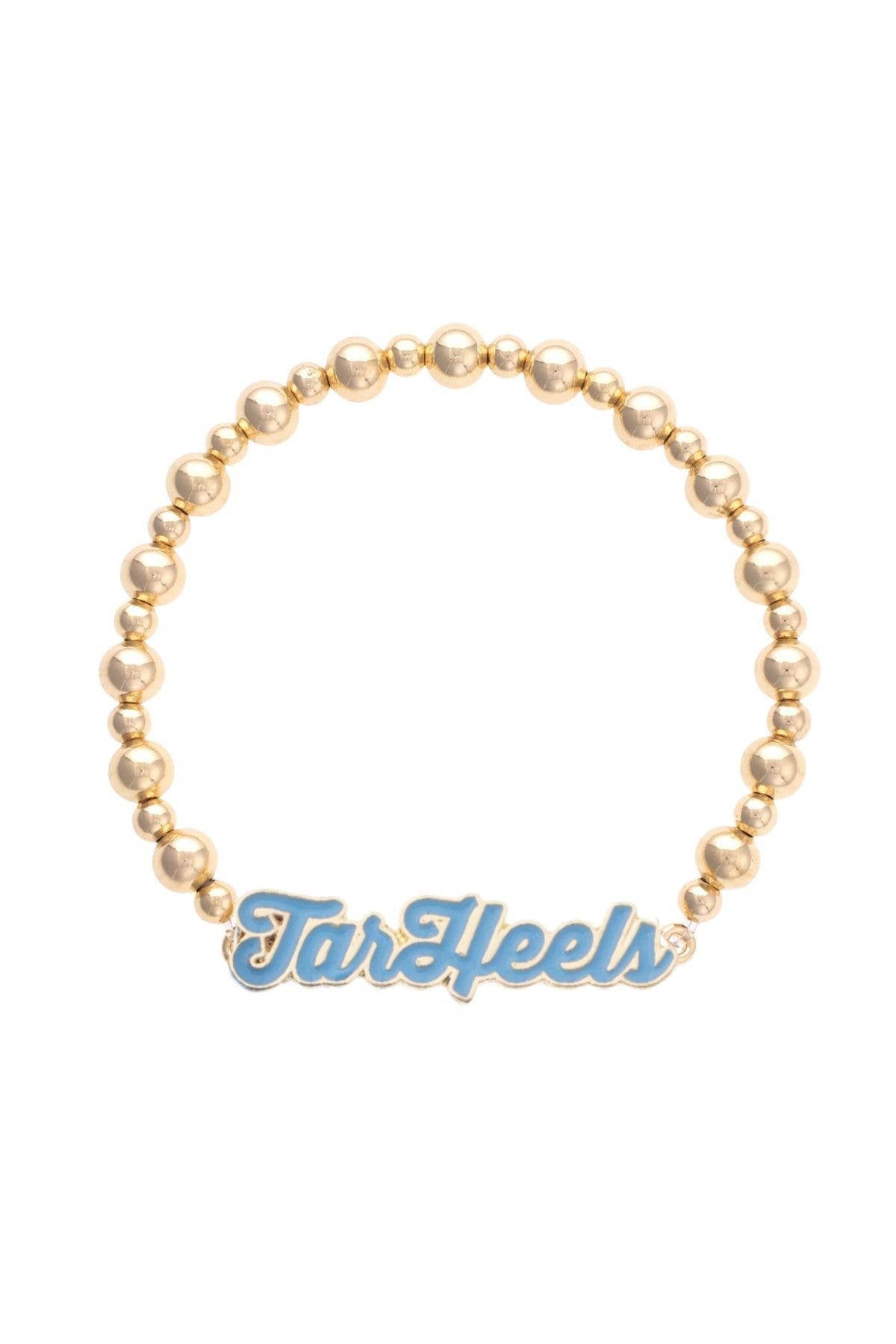 North Carolina Tarheels Autograph Enamel Stretch Bracelet