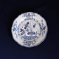 VIDA Faenza 11" White and Blue Salad Plate - Set of 4