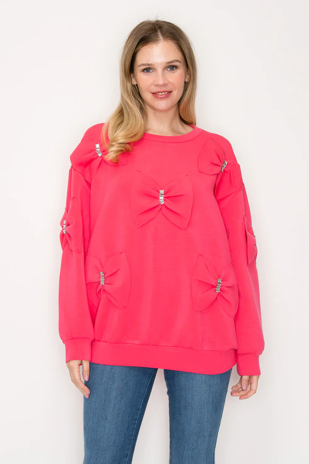 Fiora Ribbon Bow Top