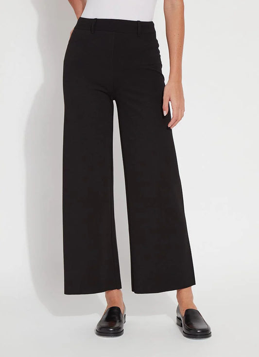 Erin Hi Waist Wide Leg Ponte Pant