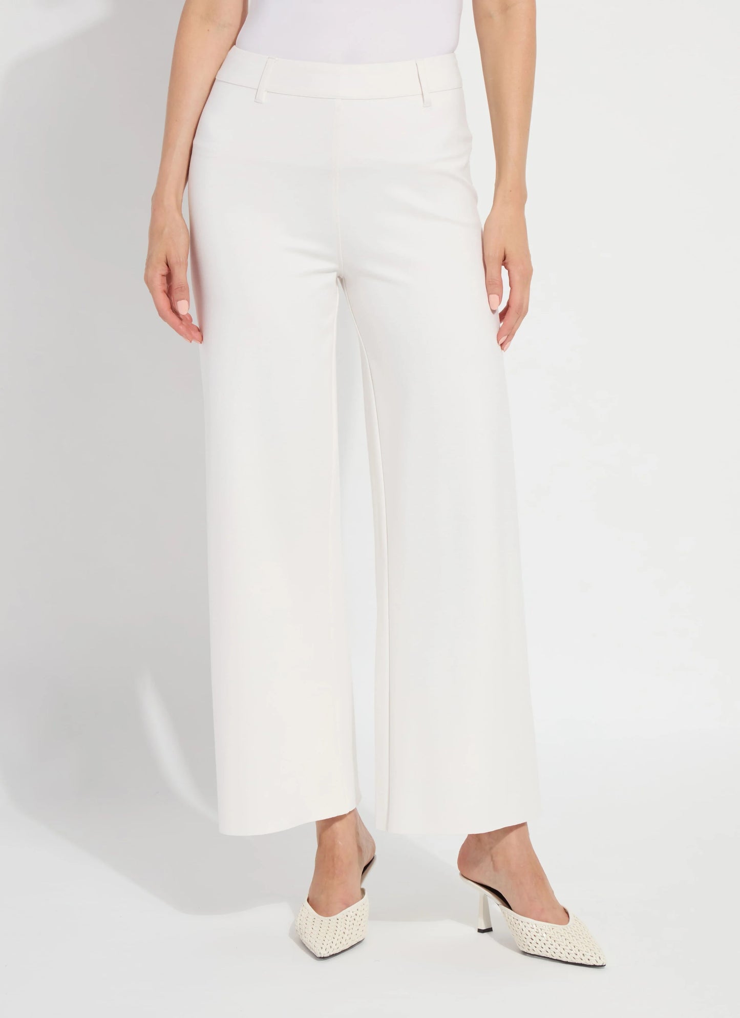 Erin Hi Waist Wide Leg Ponte Pant
