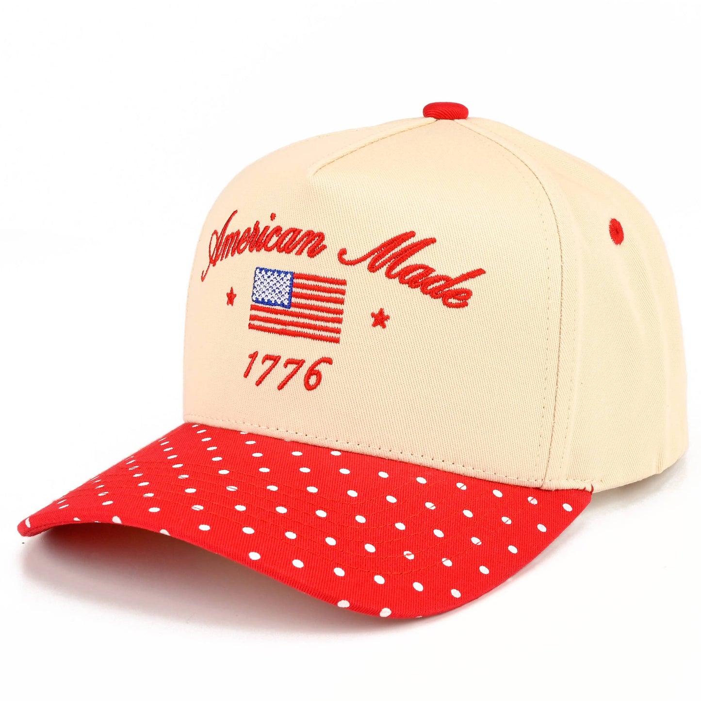 AMERICAN MADE 1776 Letter on Two Tone Trucker Hat