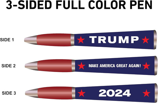 Trump 2024 Maga 3-Sided Ballpoint Pen