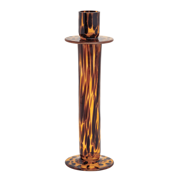 Tortoise Glass Candlestick