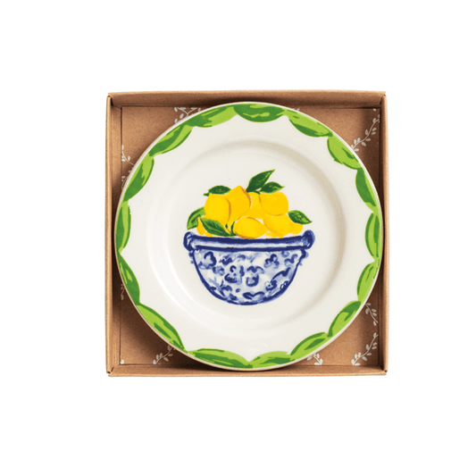 Lemon Bowl Boxed Trinket Dish