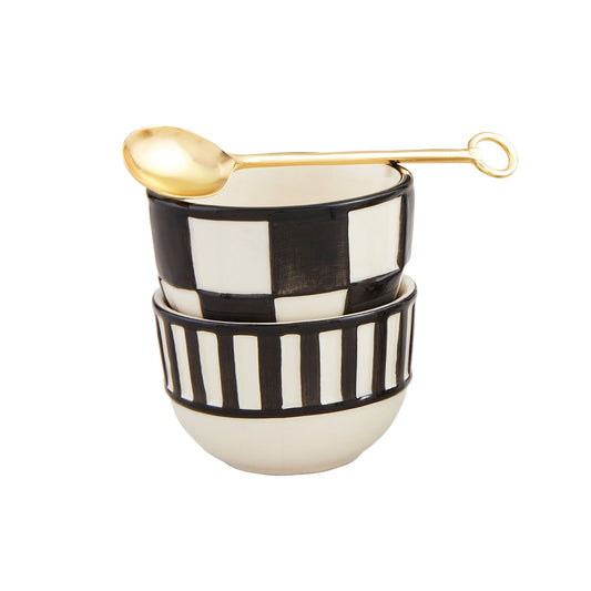 Stripe Tidbit Set