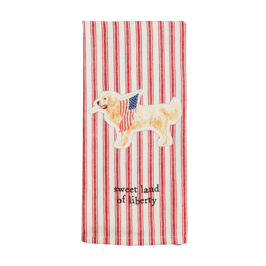 Dog Americana Towel