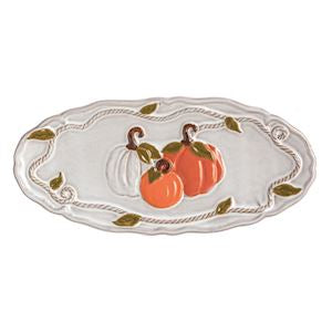 Triple Pumpkin Vine Everything Plate