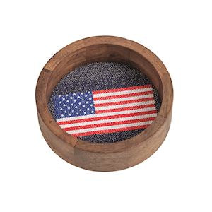 Round Needlepoint Coaster