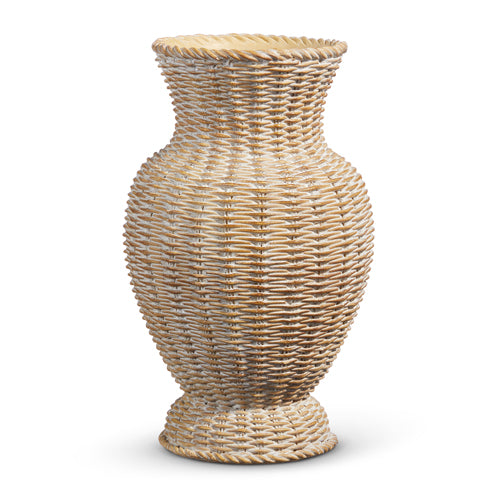 Brown Basketweave Vase
