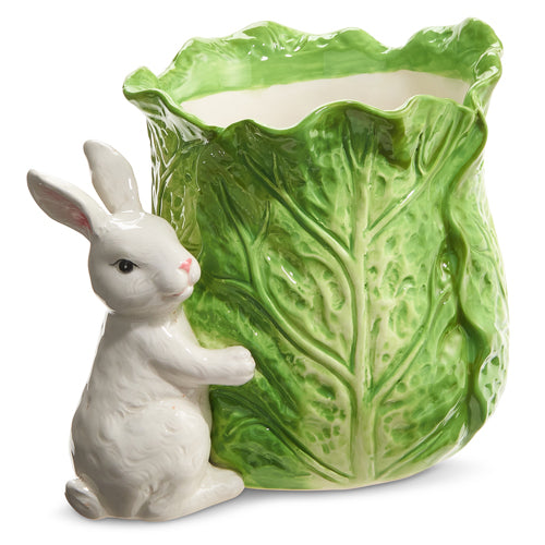 Cabbage Container with Bunny
