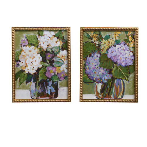 Small Hydrangea Vase Framed Wall Art