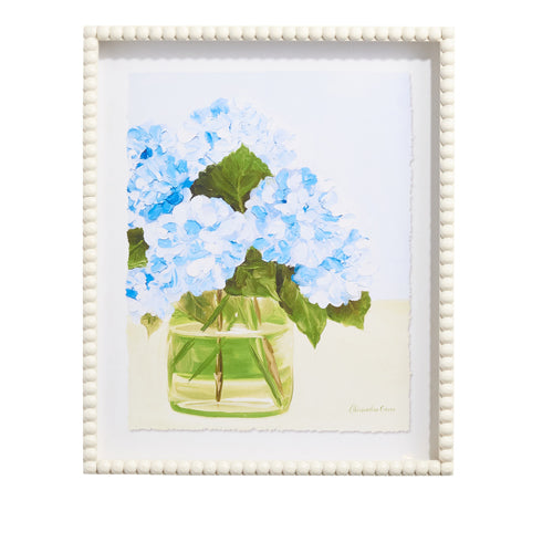 Hydrangea Shadowbox Framed Art