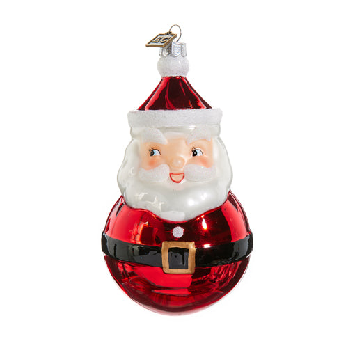 Retro Santa Ball Ornament