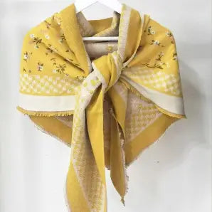 Printed Triangle Scarf/Wrap