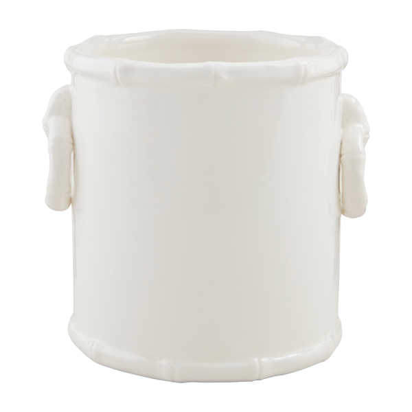 Ceramic Bamboo Handle Utensil Holder