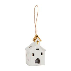 Light-Up Church Ornament