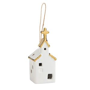 Light-Up Church Ornament