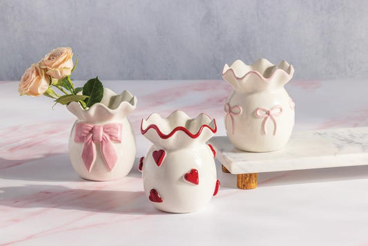 Ruffle Bud Vase