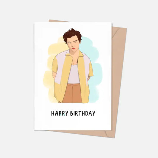 Harry Styles Birthday Card