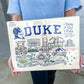 A Duke collegiate fine print art