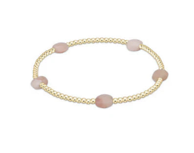 Enewton - Admire Small Gemstone 2mm Gold Bead Bracelet