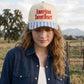 AMERICAN SWEETHEART Letter on Two Tone Trucker Hat