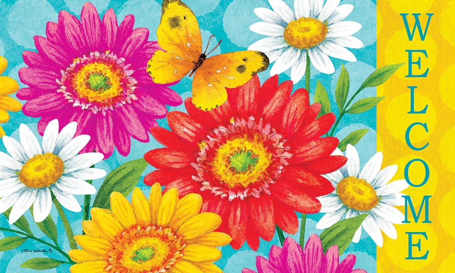 Mat- Happy Gerberas