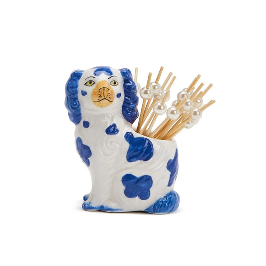 Staffordshire Dog with 20 Picks in Gift Box