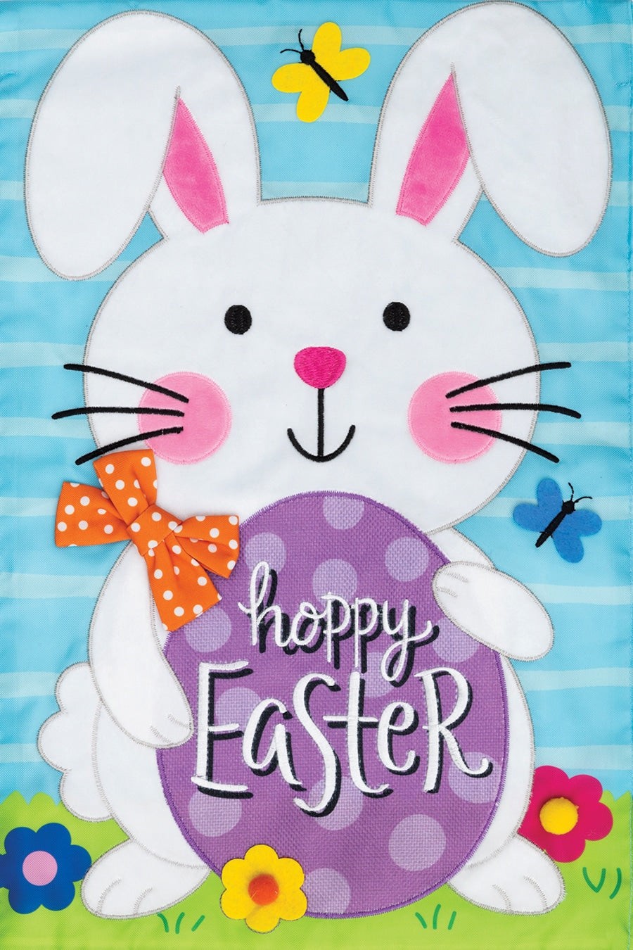 Applique Garden Flag- Easter Bunny