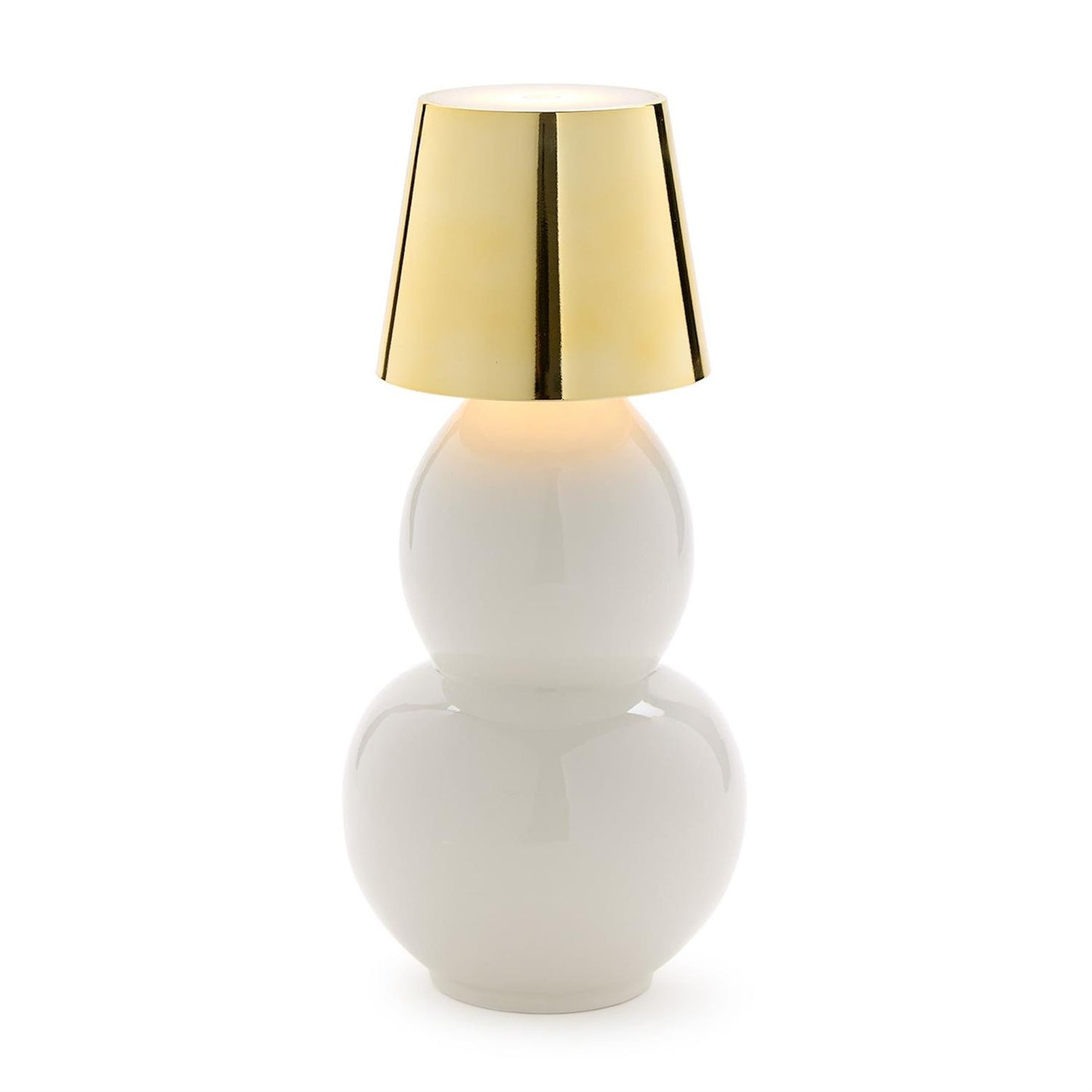 LED Touchable Gold Lampshade with Bottle Stopper in Gift Box