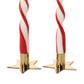 Star Shape Metallic Gold Metal Taper Candlestick Candleholder