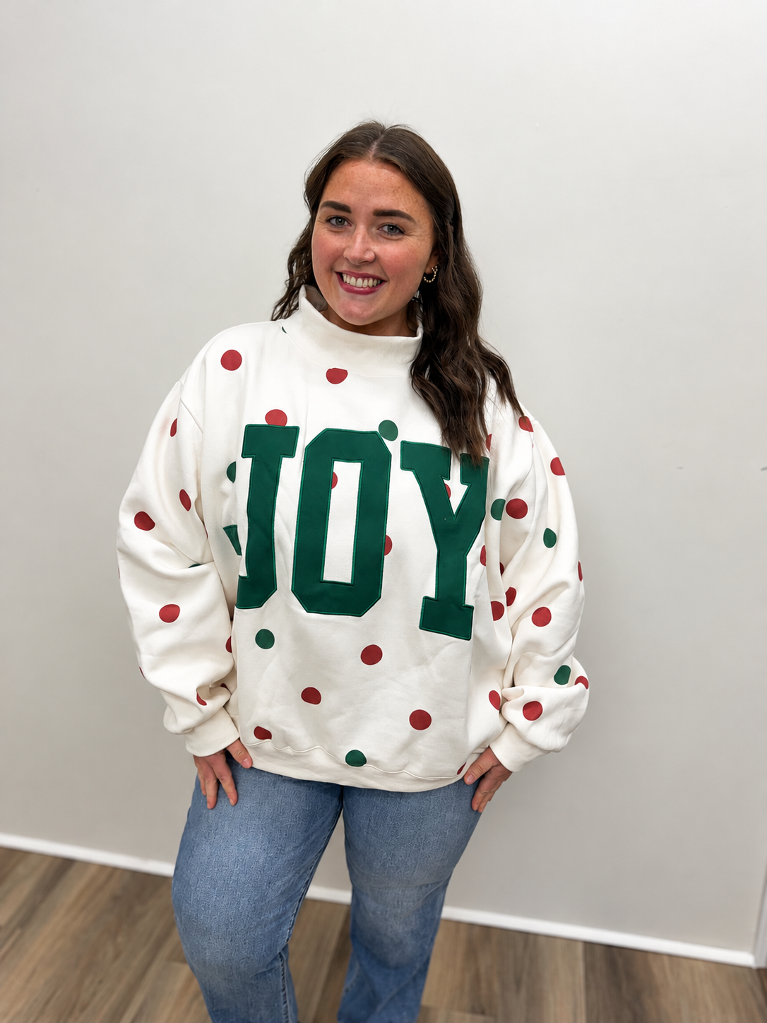 JOY Mock-Neck Pullover
